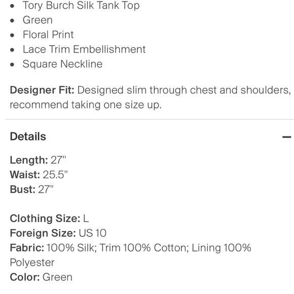 TORY BURCH FLORAL TOP 🌸🌸🌸🌸 - Picture 6 of 6